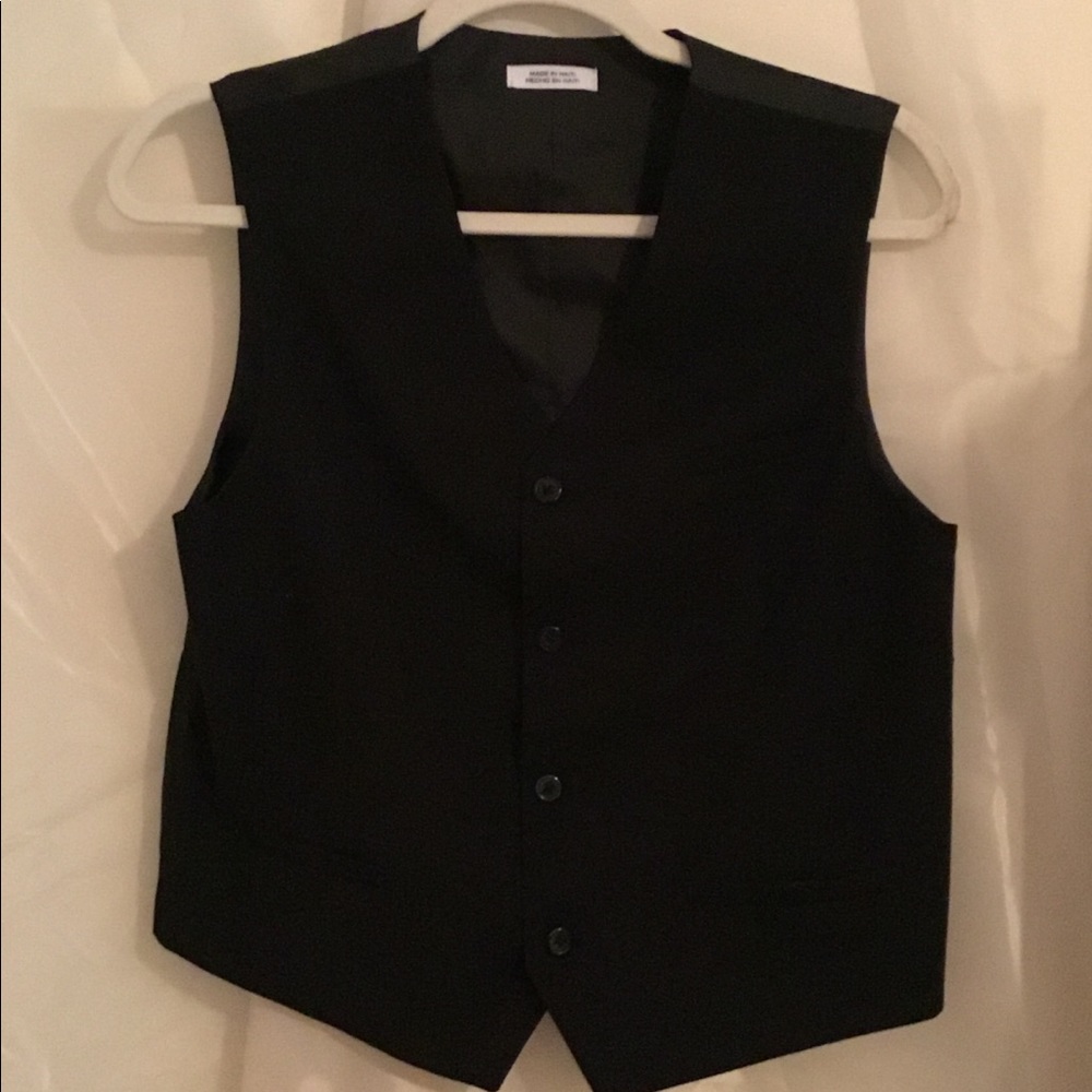 Boys Black Vest